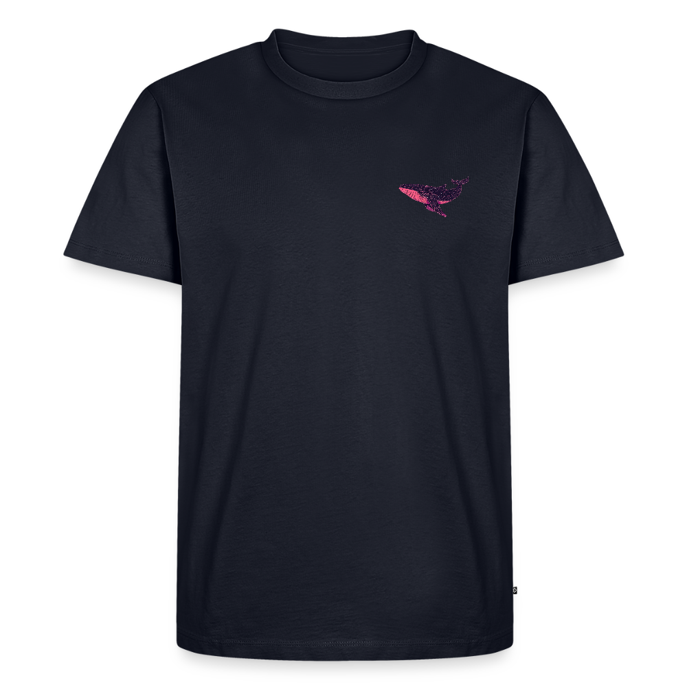 Stellar Whale – Minimalist Pocket - Männer Premium Bio T-Shirt - by Artful Alchemist