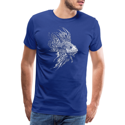 Rotfeuerfisch - Monochrom - Männer Premium T-Shirt - by Artful Alchemist