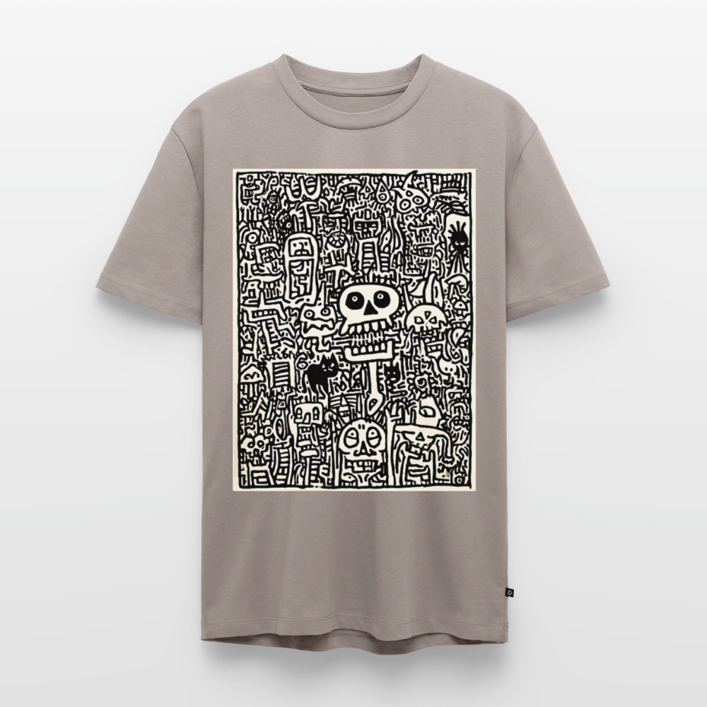 Weird Creatures – Männer Premium T-Shirt - Taupe