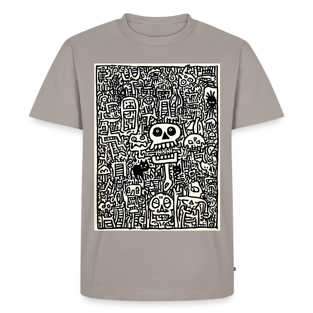 Weird Creatures – Männer Premium T-Shirt - Taupe