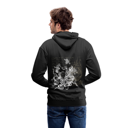 Vintage Steampunk Oktopus Motiv - Männer Premium Hoodie - by Artful Alchemist
