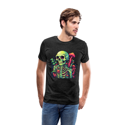 Horror Pilz Skelett - Happy Halloween - Männer Premium T-Shirt - by Artful Alchemist