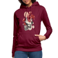 Vintage Boho Blossom Chicken - Frauen Hoodie - Bordeaux