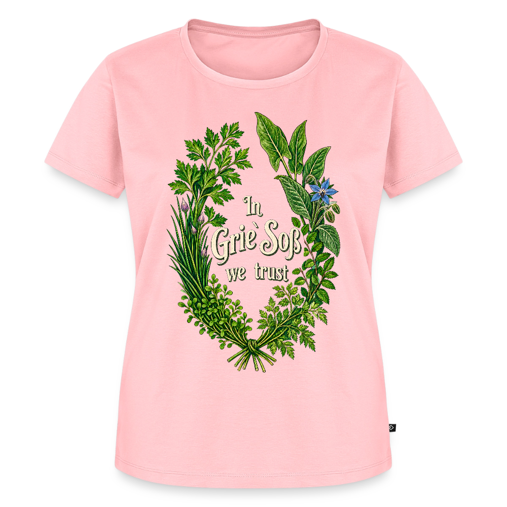 In Grie’ Soß We Trust - Frauen Premium T-Shirt - Rosa