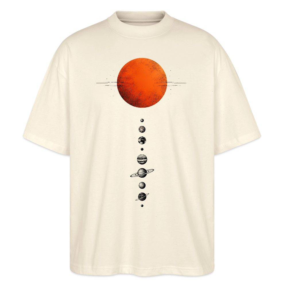 Sonnensystem - Oversized Unisex Bio T-Shirt Blaster 2.0 - by Artful Alchemist