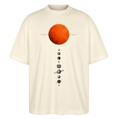 Sonnensystem - Oversized Unisex Bio T-Shirt Blaster 2.0 - by Artful Alchemist