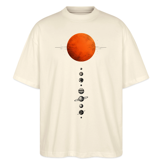Sonnensystem - Oversized Unisex Bio T-Shirt Blaster 2.0 - by Artful Alchemist