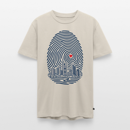 Frankfurt im Herzen – Männer Premium T-Shirt - Beige