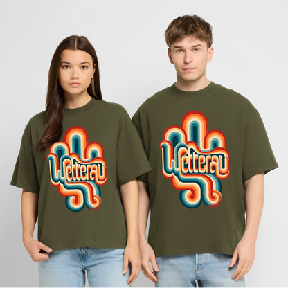 Wetterau Retro – Oversized Unisex Bio T-Shirt - Khaki