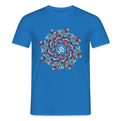 Yogi, Prana Mandala Om - Bunte Federn - Männer T-Shirt - by Artful Alchemist