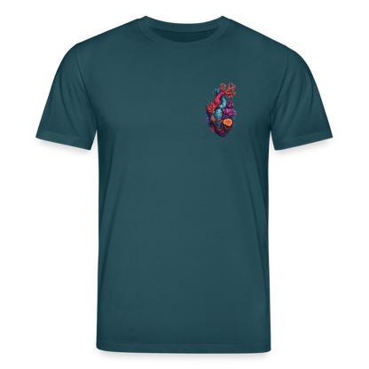 Ocean Heart Brusttaschenformat - Stanley/Stella Unisex Bio-T-Shirt CREATOR - Dunkles Petrol