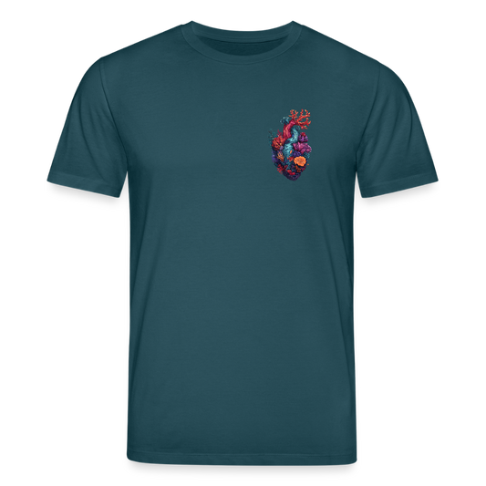 Ocean Heart Brusttaschenformat - Stanley/Stella Unisex Bio-T-Shirt CREATOR - Dunkles Petrol