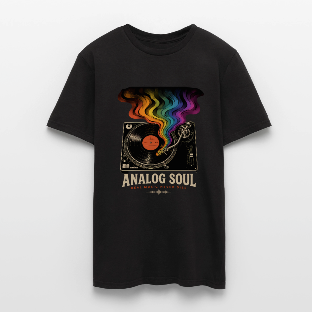Analog Soul – Real Music Never Dies - Männer T-Shirt - by Artful Alchemist