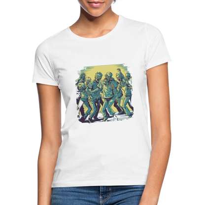 Tanzende Zombies - Gruseliges Zombie Motiv - Frauen T-Shirt - by Artful Alchemist