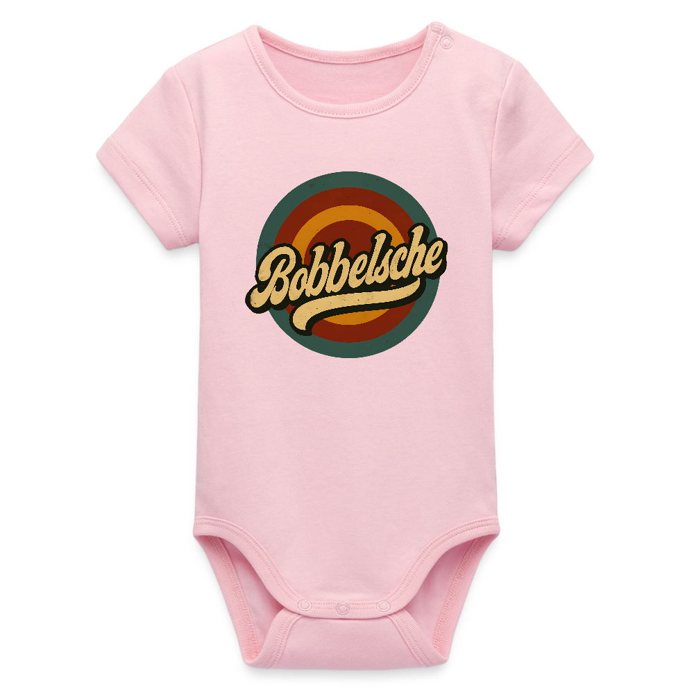 Bobbelsche - Stanley/Stella Baby Bio Kurzarm-Body - Hellrosa