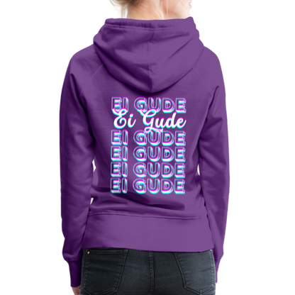Ei Gude - Hessisch Mundart - Frauen Premium Hoodie - by Artful Alchemist