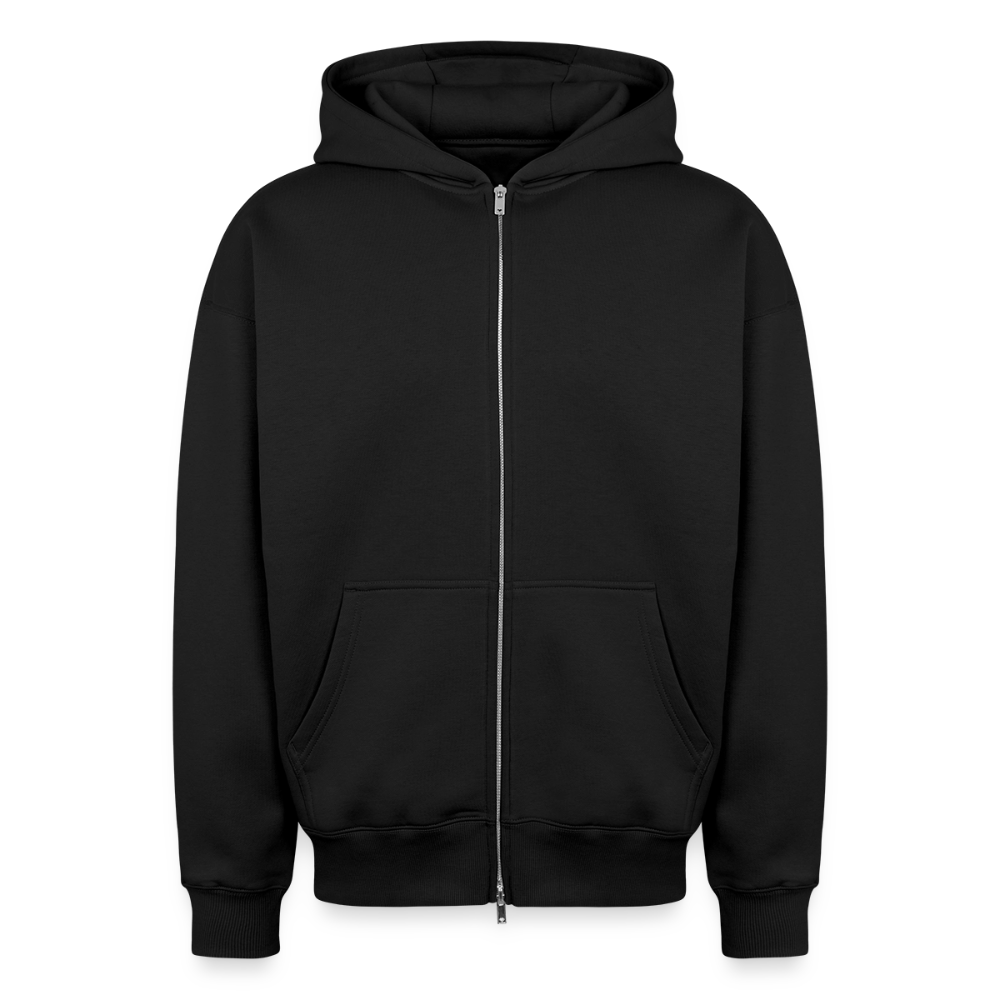 Halloween Night – Oversized Unisex Zip-Hoodie - Schwarz
