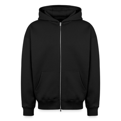 Halloween Night – Oversized Unisex Zip-Hoodie - Schwarz