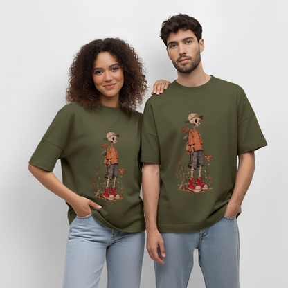 Skeleton Boy - Stanley/Stella Oversized Unisex Bio T-Shirt Blaster - by Artful Alchemist