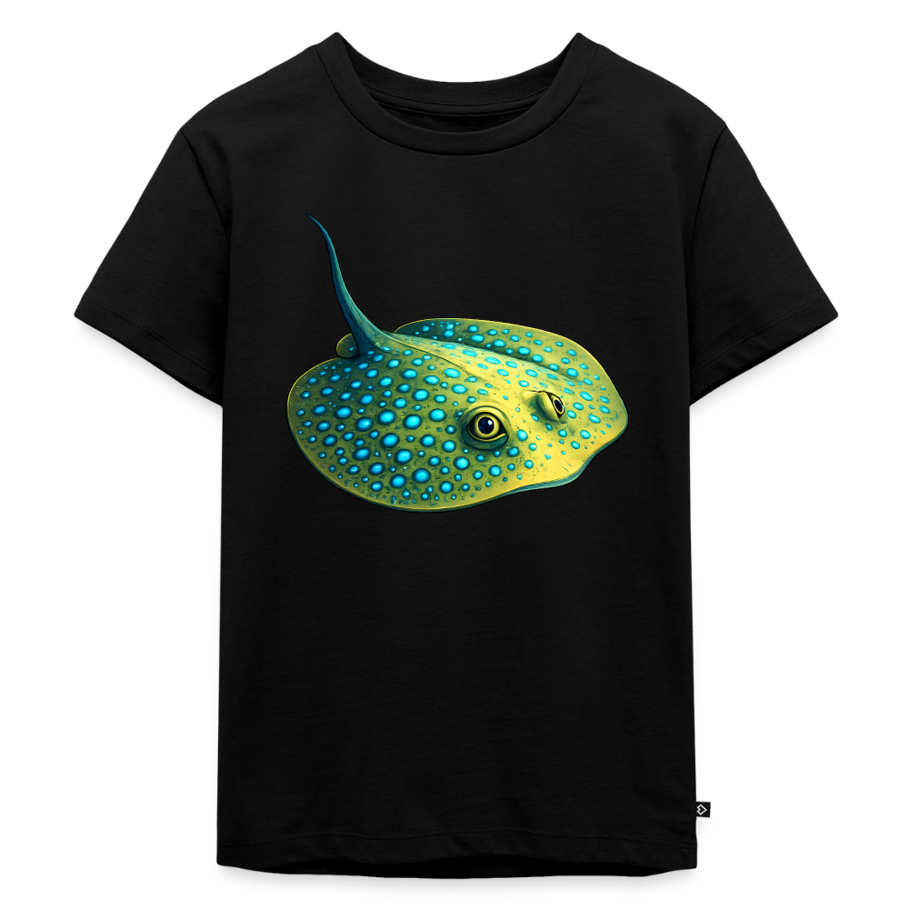 Blaupunktrochen - Kinder Premium T-Shirt - Schwarz