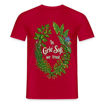 In Grie` Soß we trust - Männer T-Shirt - by Artful Alchemist