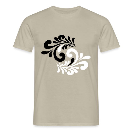 Hessisch Balance - Yin und Yang - Männer Shirt - Sandbeige