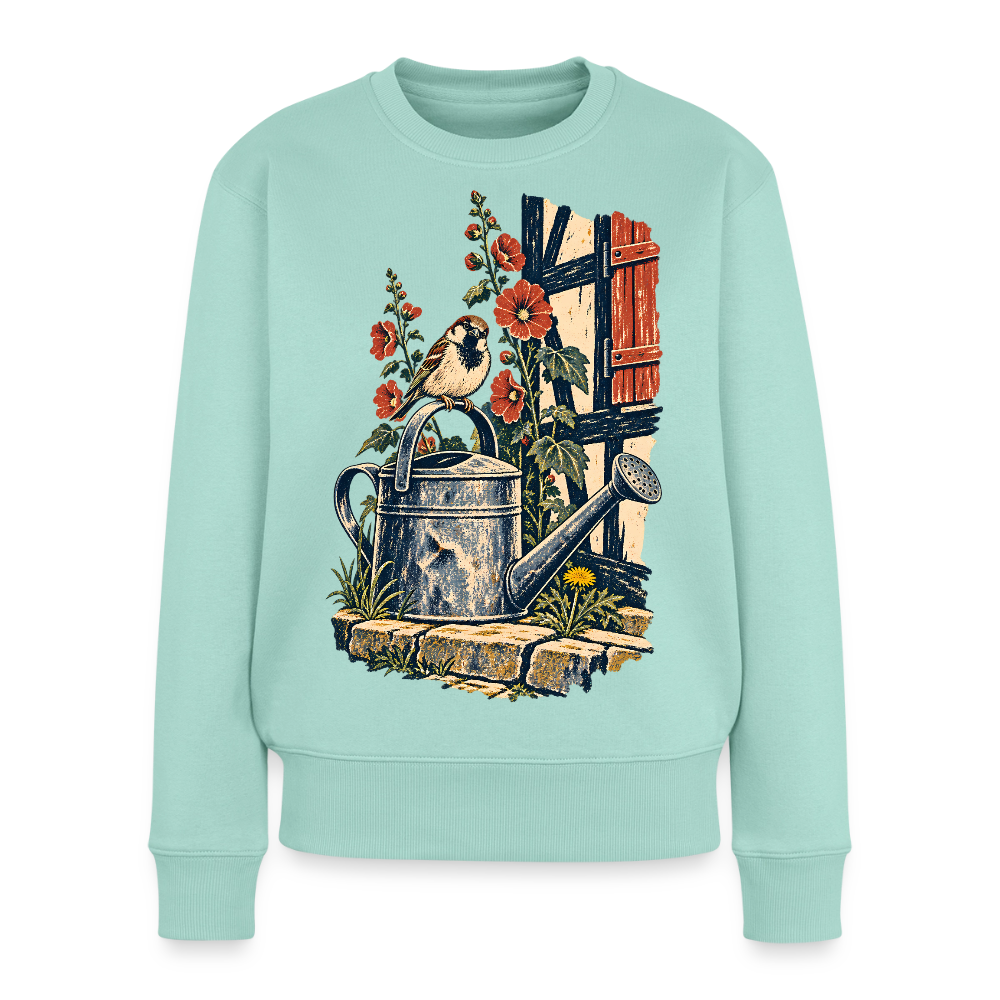 Gartenidylle – Frauen Premium Pullover - by Artful Alchemist