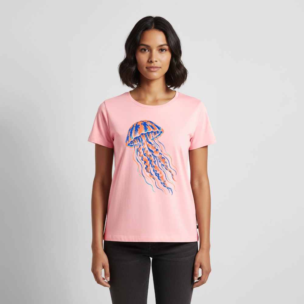 Jellyfish Ink – Frauen Premium T-Shirt - Rosa
