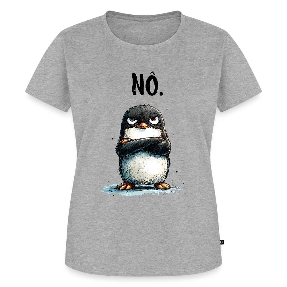 Grumpy Penguin – „NÖ.“ - Frauen Premium T-Shirt - by Artful Alchemist