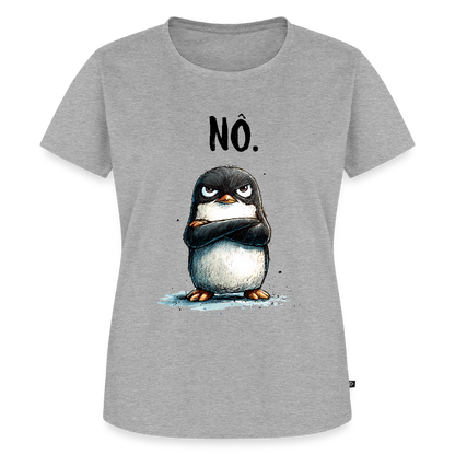 Grumpy Penguin – „NÖ.“ - Frauen Premium T-Shirt - by Artful Alchemist