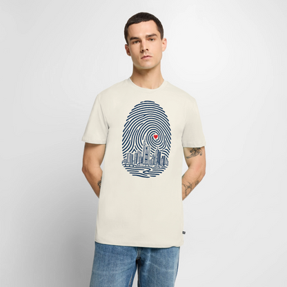 Frankfurt im Herzen – Männer Premium T-Shirt - Naturweiß
