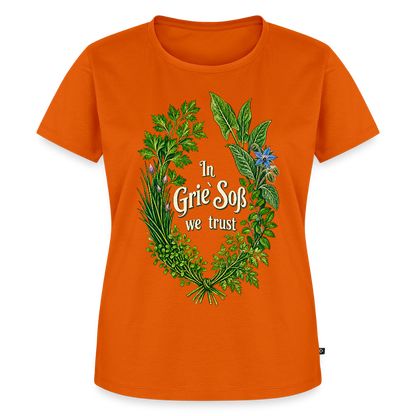 In Grie’ Soß We Trust - Frauen Premium T-Shirt - by Artful Alchemist