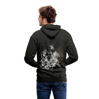 Vintage Steampunk Oktopus Motiv - Männer Premium Hoodie - by Artful Alchemist
