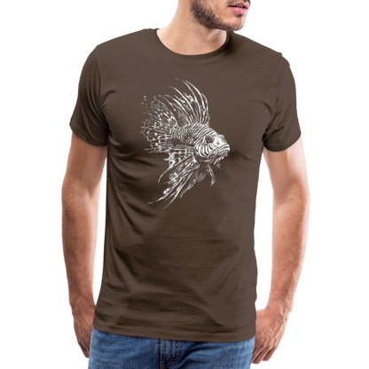 Rotfeuerfisch - Monochrom - Männer Premium T-Shirt - by Artful Alchemist