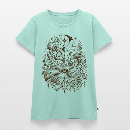 Moonlight Vinyl – Frauen Premium T-Shirt - by Artful Alchemist