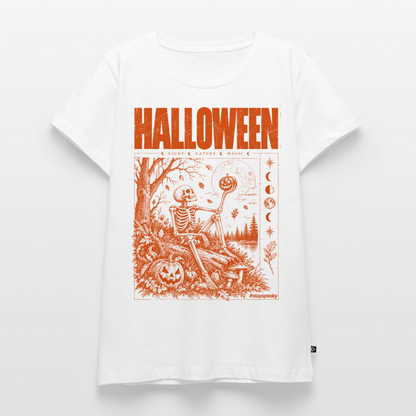 Pumpkin Moon – Frauen Premium T-Shirt - Weiß