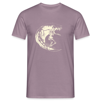 Cooles Surfer Skelett - Männer T-Shirt - by Artful Alchemist