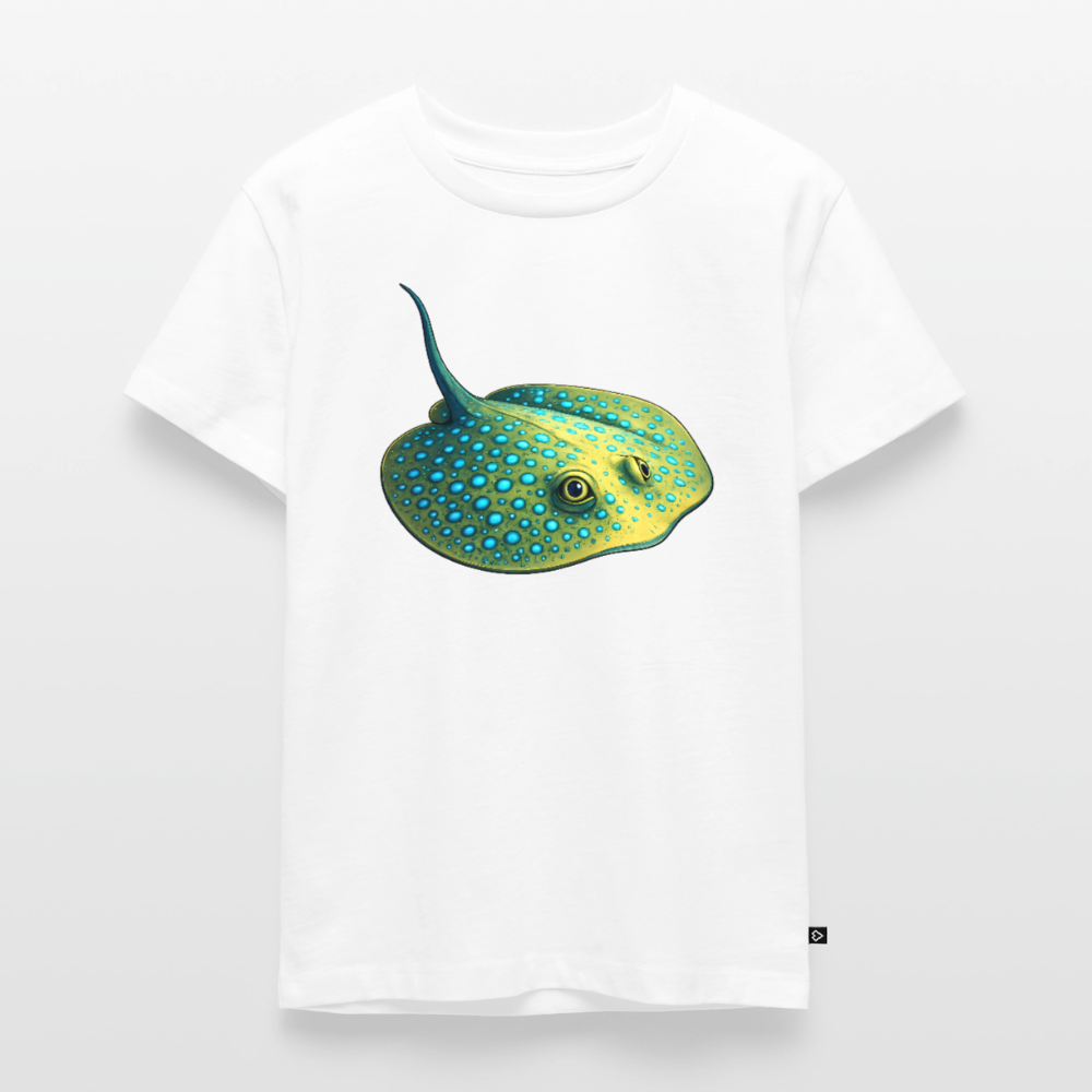 Blaupunktrochen - Kinder Premium T-Shirt - Weiß