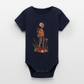Skeleton Boy - Stanley/Stella Baby Bio Kurzarm-Body - Navy