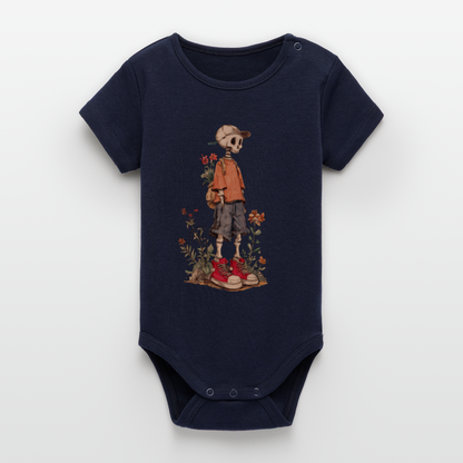 Skeleton Boy - Stanley/Stella Baby Bio Kurzarm-Body - by Artful Alchemist