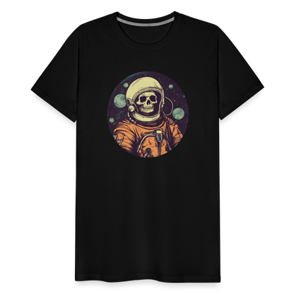 Gruseliges Skelett als Astronaut - Männer Premium T-Shirt - by Artful Alchemist