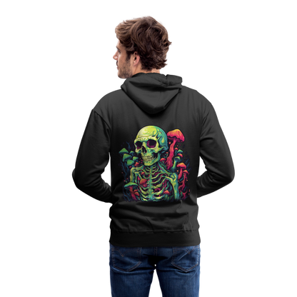 Horror Pilz Skelett - Happy Halloween - Männer Premium Hoodie - by Artful Alchemist