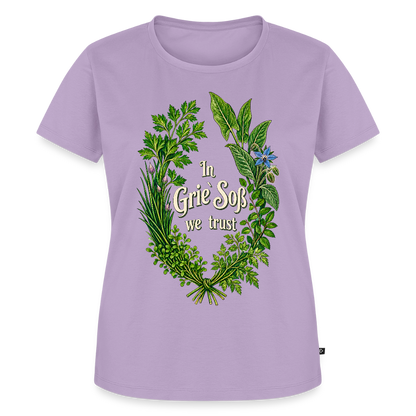 In Grie’ Soß We Trust - Frauen Premium T-Shirt - by Artful Alchemist