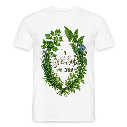 In Grie` Soß we trust - Männer T-Shirt - by Artful Alchemist