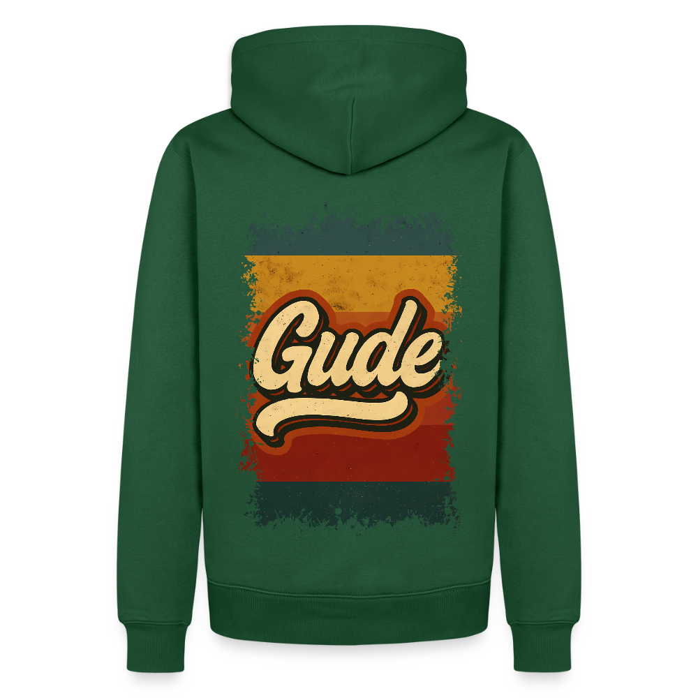 „Gude“ – Retro Look aus Hessen - Männer Premium Hoodie - Flaschengrün
