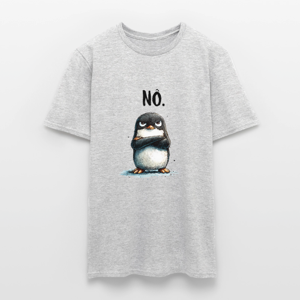 Grumpy Penguin "Nö" - Männer T-Shirt - by Artful Alchemist