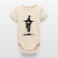 Kleine Hexe - Stanley/Stella Baby Bio Kurzarm-Body - Weißgrau