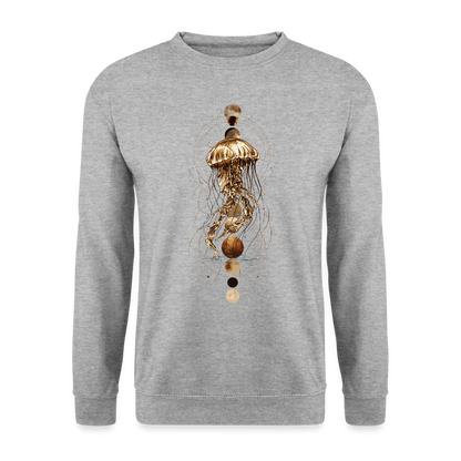 Mystische Qualle mit Mondphasen – Boho Ocean Design - Unisex Pullover - by Artful Alchemist
