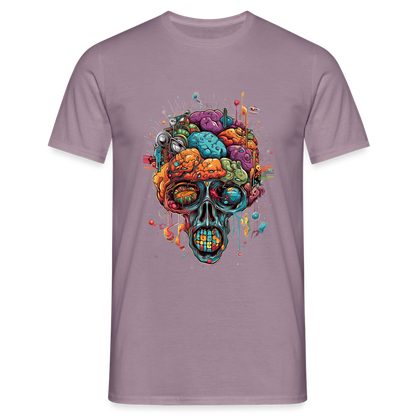 Surrealistischer, psychedelischer Totenkopf - Männer T-Shirt - by Artful Alchemist