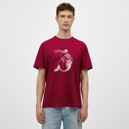 Florale Skelett Meerjungfrau - Männer T-Shirt - by Artful Alchemist